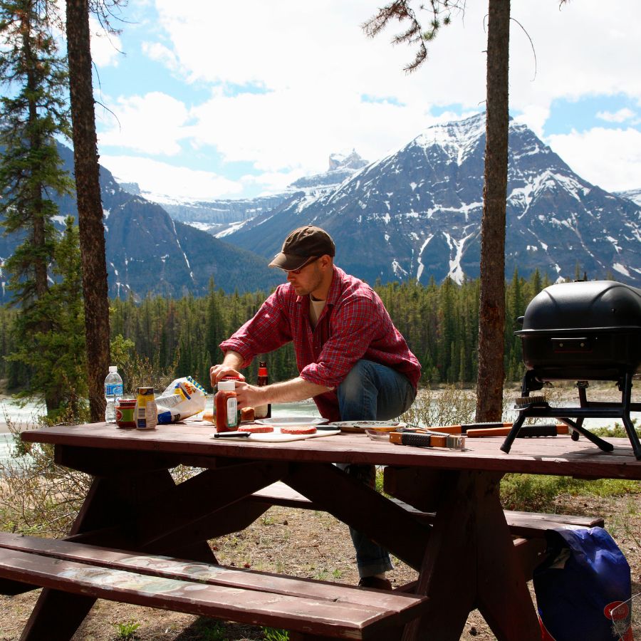 cook at camp